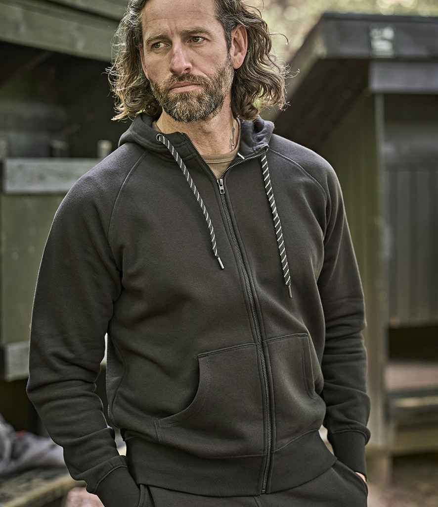 Tee Jays Tee Jays Fashion Zip Hooded Sweatshirt Black