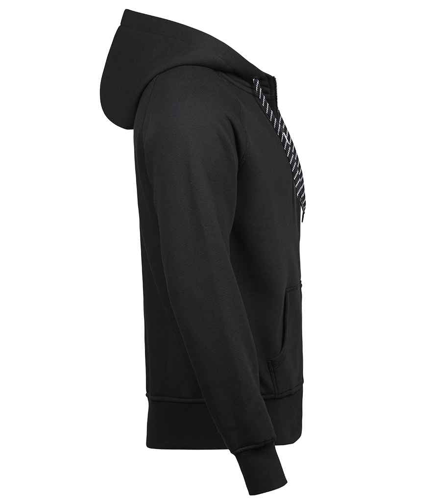 Tee Jays Tee Jays Fashion Zip Hooded Sweatshirt Black