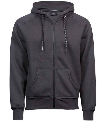 Tee Jays Tee Jays Fashion Zip Hooded Sweatshirt Dark Grey