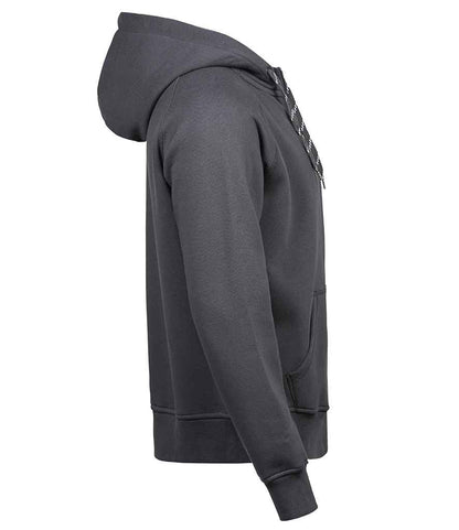 Tee Jays Tee Jays Fashion Zip Hooded Sweatshirt Dark Grey