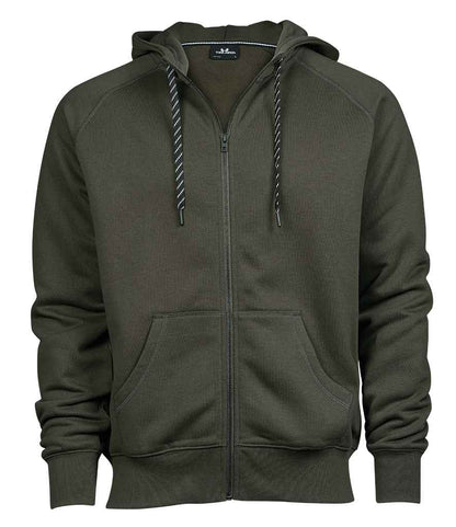 Tee Jays Tee Jays Fashion Zip Hooded Sweatshirt Deep Green
