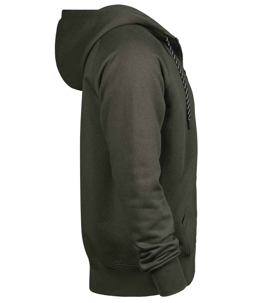 Tee Jays Tee Jays Fashion Zip Hooded Sweatshirt Deep Green