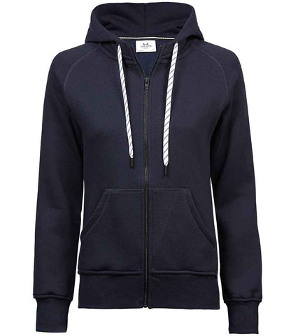 Tee Jays Tee Jays Ladies Fashion Zip Hooded Sweatshirt Navy