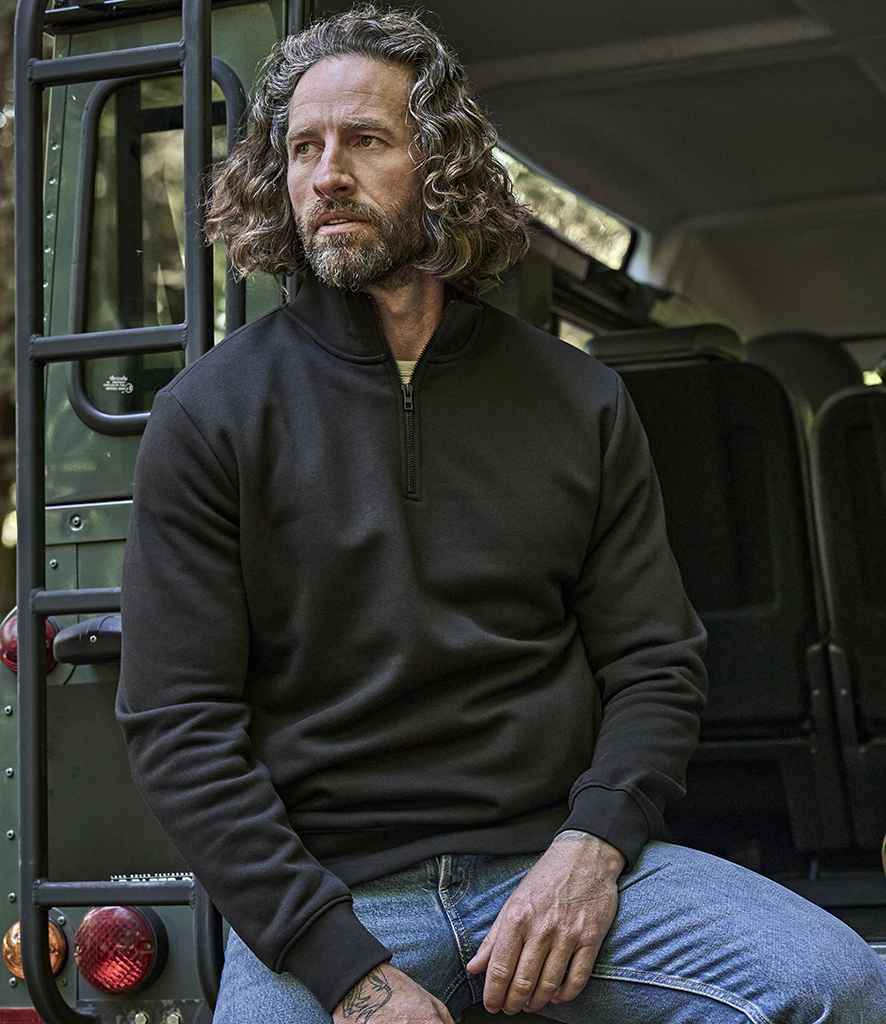 Tee Jays Tee Jays Half Zip Sweatshirt
