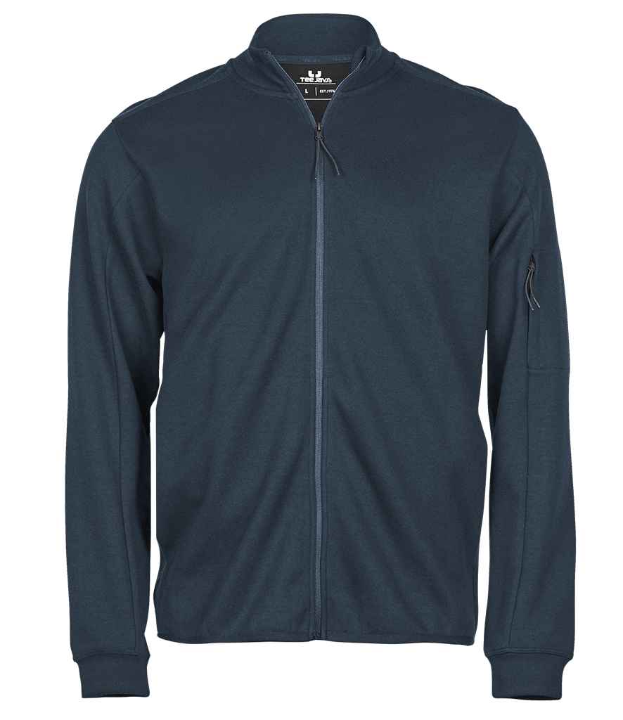 Tee Jays Athletic Full Zip Sweat Cardigan