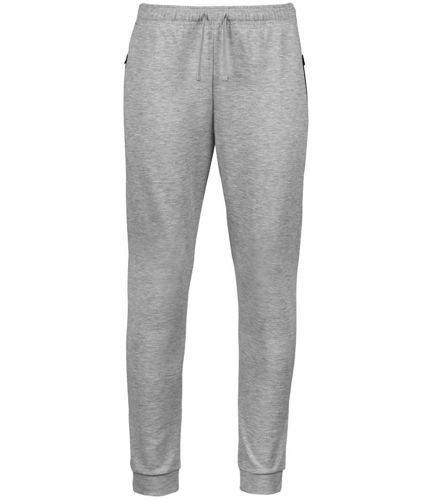 Tee Jays Athletic Sweat Pants in Heather Grey