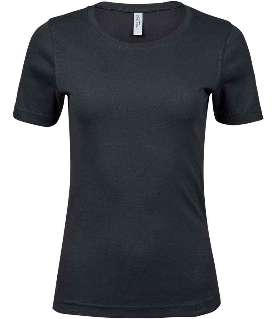 Tee Jays Tee Jays Ladies Interlock T-Shirt Dark Grey