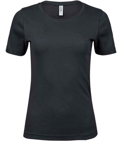 Tee Jays Tee Jays Ladies Interlock T-Shirt Dark Grey