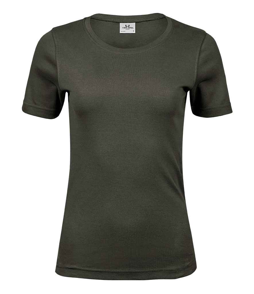 Tee Jays Tee Jays Ladies Interlock T-Shirt Deep Green