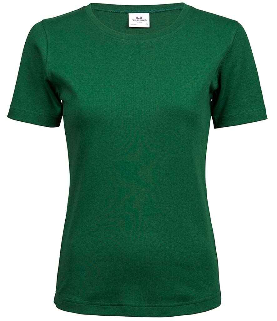 Tee Jays Tee Jays Ladies Interlock T-Shirt Forest Green