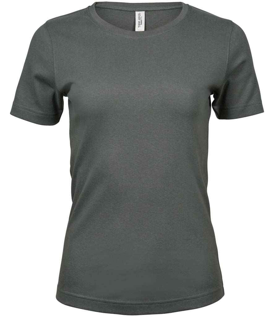 Tee Jays Tee Jays Ladies Interlock T-Shirt Powder Grey