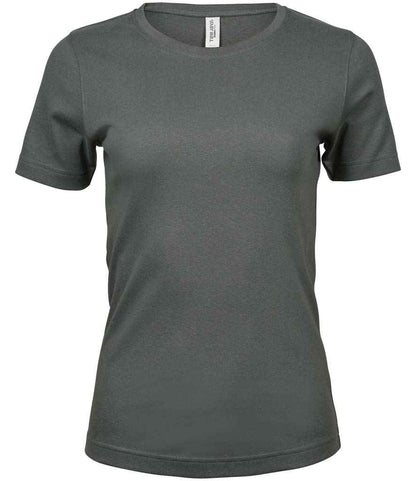 Tee Jays Tee Jays Ladies Interlock T-Shirt Powder Grey