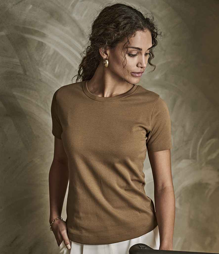 Tee Jays Tee Jays Ladies Interlock T-Shirt Wood