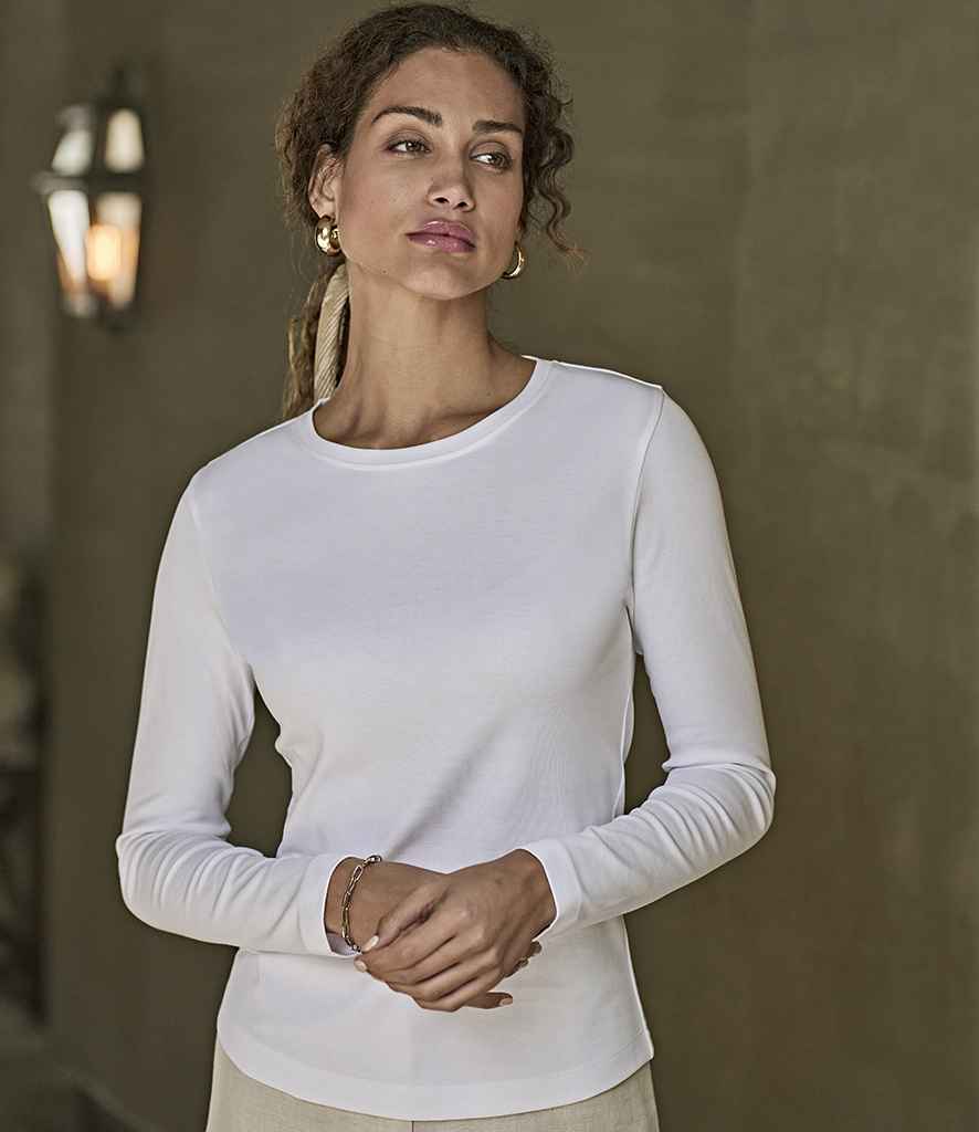 Tee Jays Tee Jays Ladies Long Sleeve Interlock T-Shirt