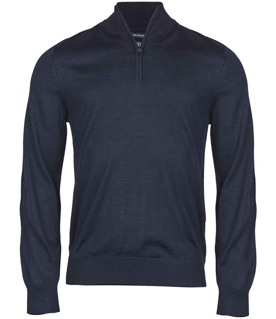 Tee Jays Half Zip Sweater in Navy