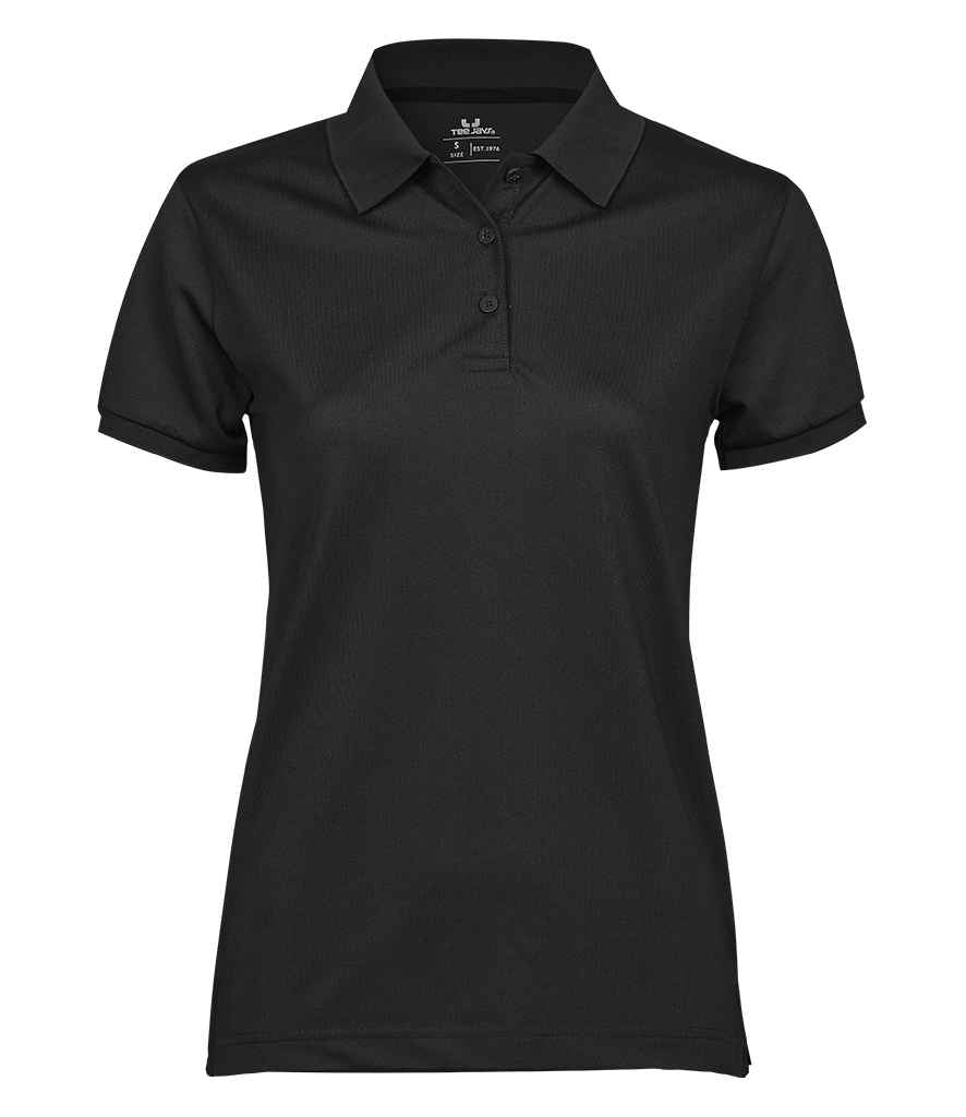 Tee Jays Tee Jays Ladies Club Polo Shirt Black