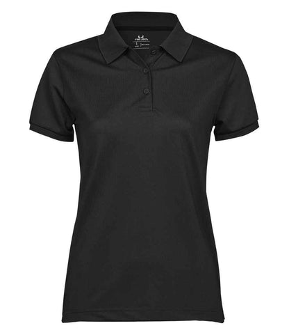 Tee Jays Tee Jays Ladies Club Polo Shirt Black