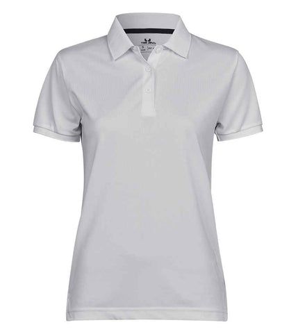 Tee Jays Ladies Club Polo Shirt in White