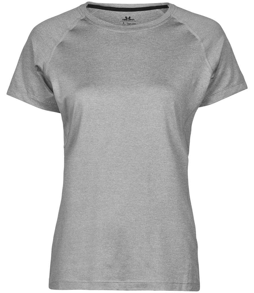 Tee Jays Tee Jays Ladies CoolDry™ T-Shirt Grey Melange