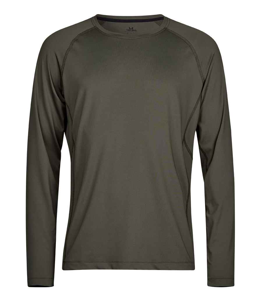 Tee Jays Tee Jays Long Sleeve CoolDry™ T-Shirt Deep Green