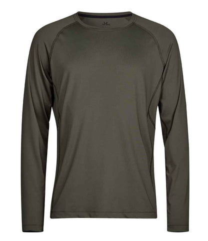 Tee Jays Tee Jays Long Sleeve CoolDry™ T-Shirt Deep Green