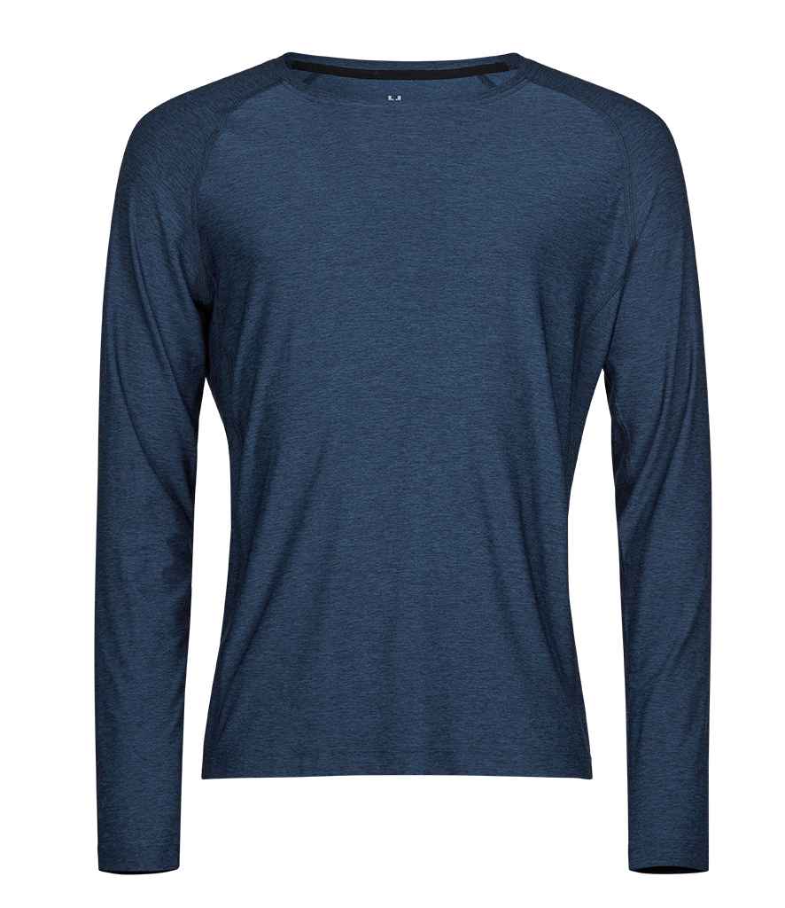 Tee Jays Tee Jays Long Sleeve CoolDry™ T-Shirt Navy Melange