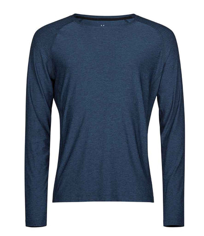 Tee Jays Tee Jays Long Sleeve CoolDry™ T-Shirt Navy Melange