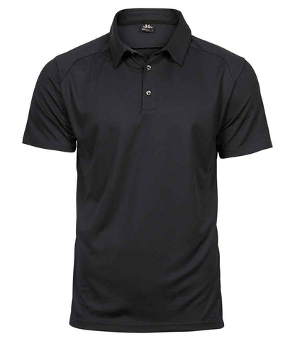 Tee Jays Luxury Sport Polo Shirt in Black