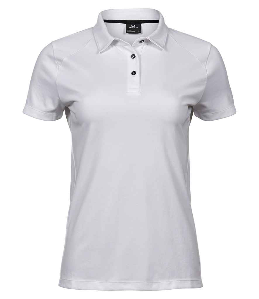 Tee Jays Tee Jays Ladies Luxury Sport Polo Shirt White