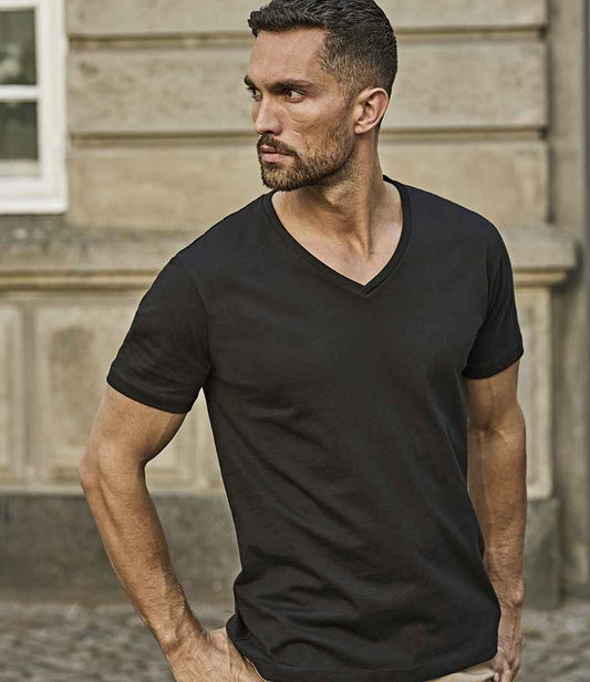 Tee Jays V Neck Sof T-Shirt - model image
