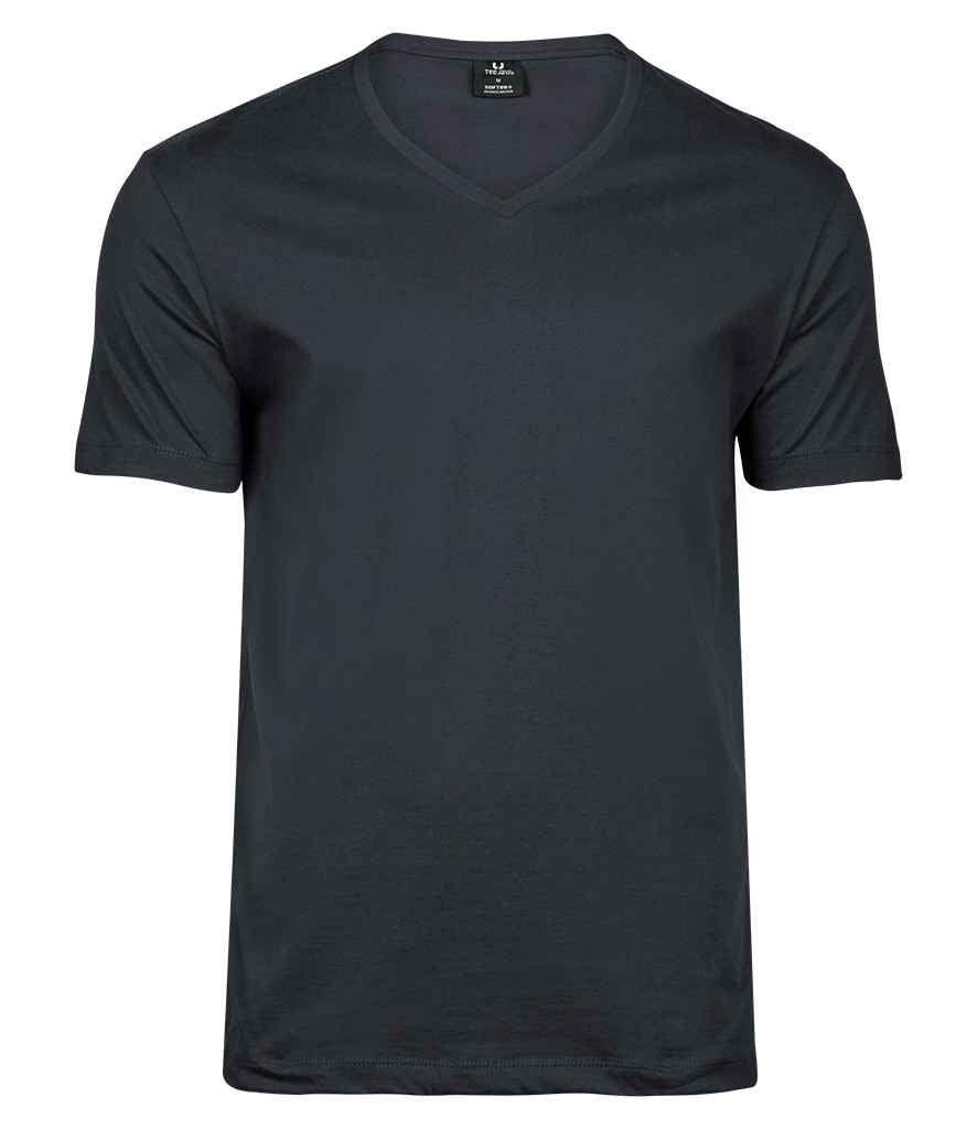Tee Jays Tee Jays V Neck Sof T-Shirt Dark Grey
