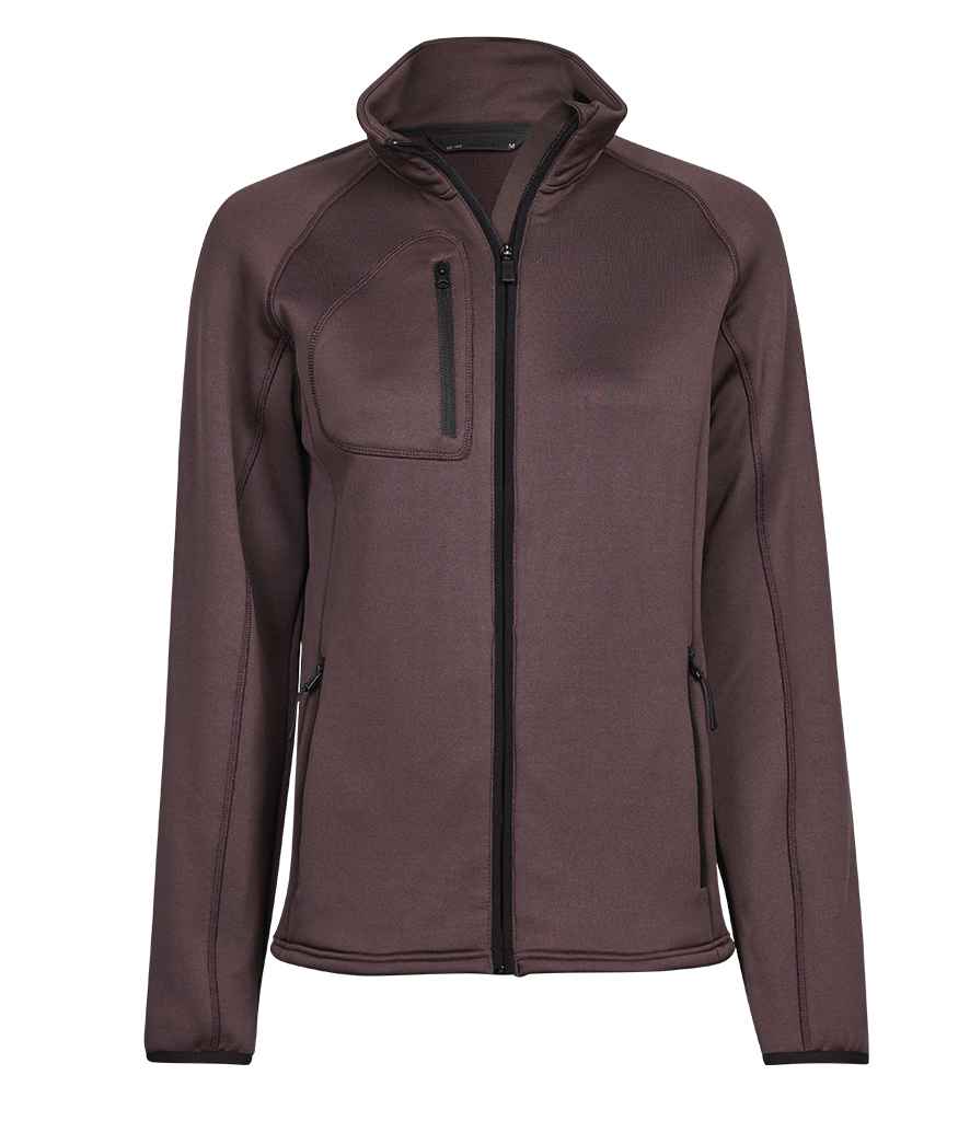 Tee Jays Ladies Stretch Fleece Jacket in Grape
