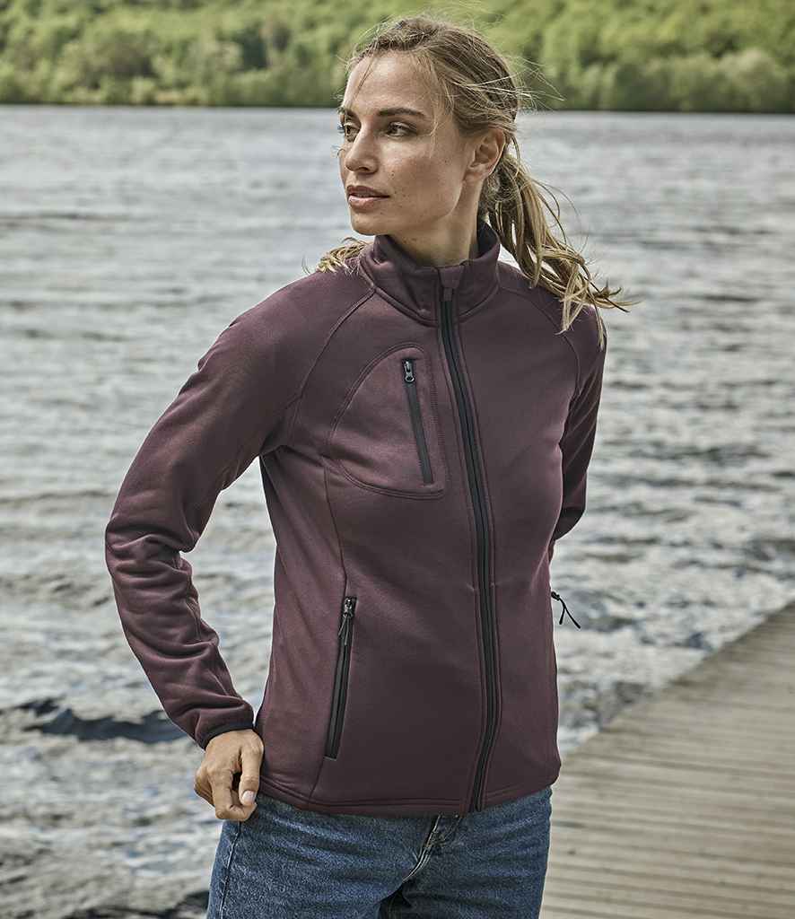 Tee Jays Tee Jays Ladies Stretch Fleece Jacket Grape