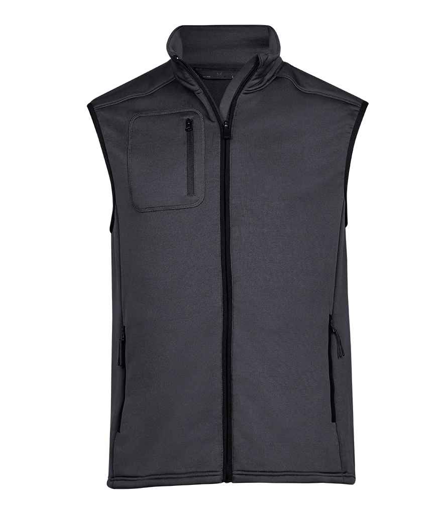 Tee Jays Tee Jays Stretch Fleece Bodywarmer Dark Grey