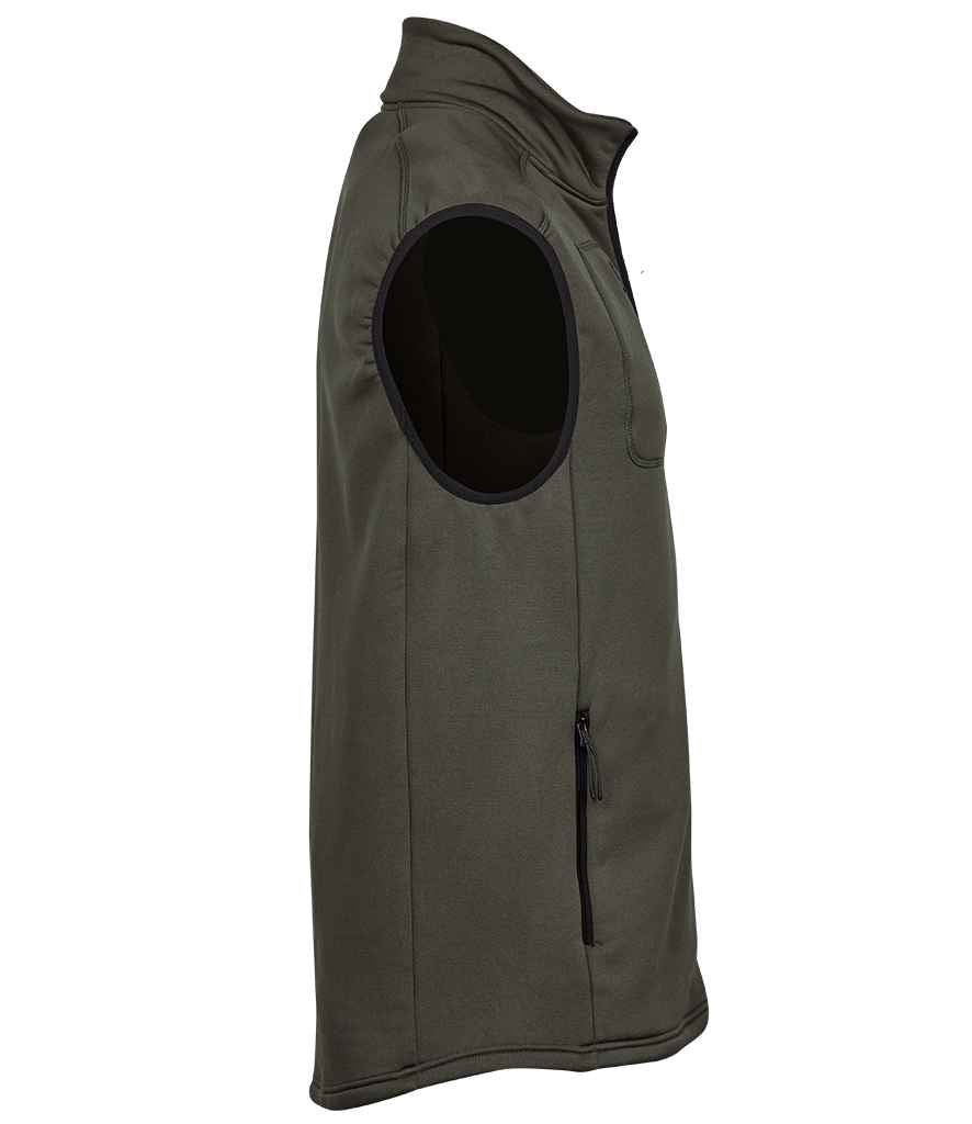 Tee Jays Tee Jays Stretch Fleece Bodywarmer Deep Green