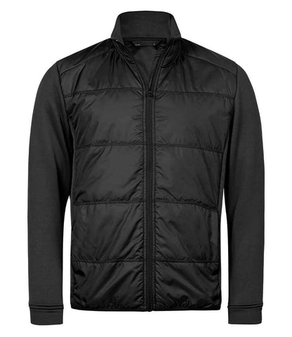 Tee Jays Hybrid-Stretch Jacket in Black/Black