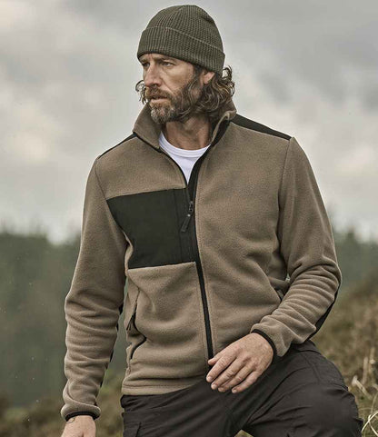 Tee Jays Tee Jays Mountain Fleece Jacket Clay/Black