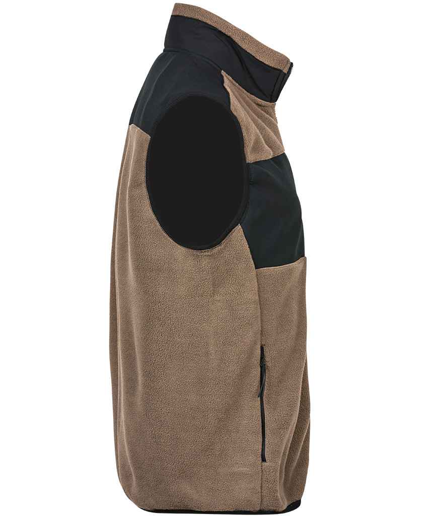 Tee Jays Tee Jays Mountain Fleece Bodywarmer Clay/Black