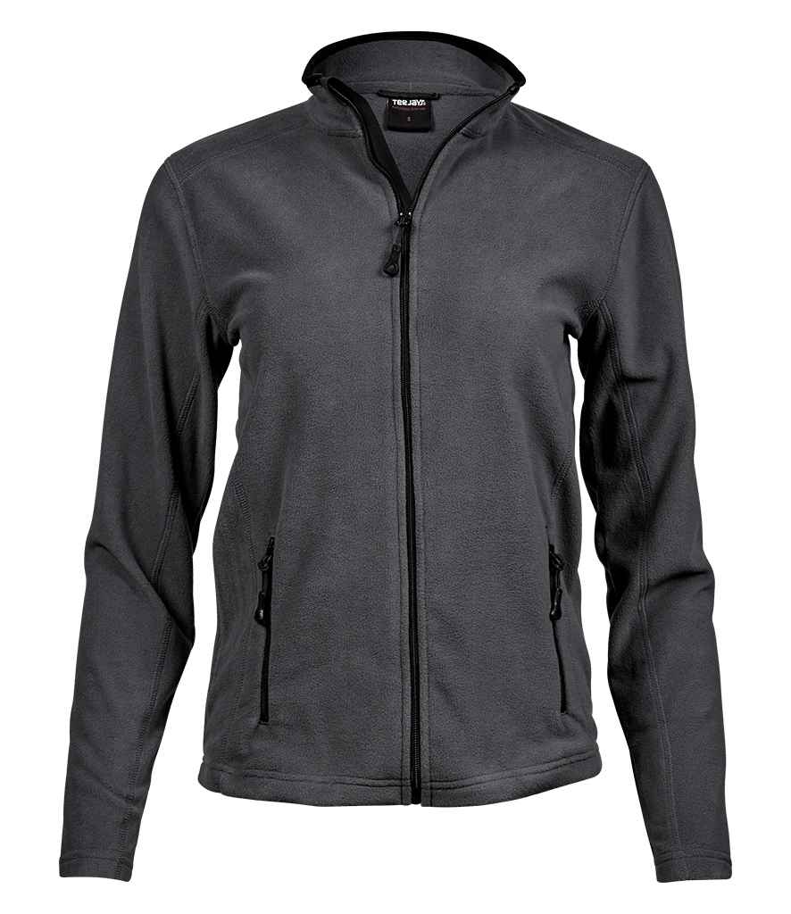 Tee Jays Ladies Active Fleece Jacket in Dark Grey