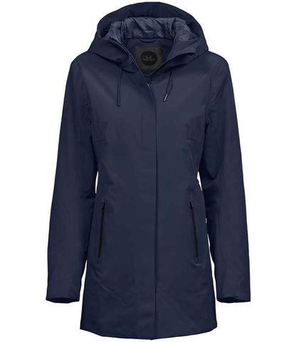 Tee Jays Tee Jays Ladies All Weather Parka Jacket Deep Navy