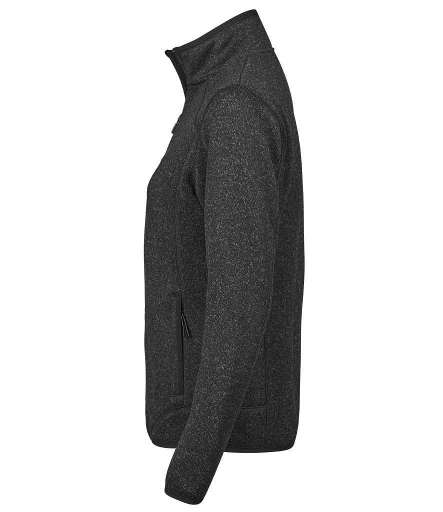 Tee Jays Tee Jays Ladies Knitted Outdoor Fleece Jacket Black