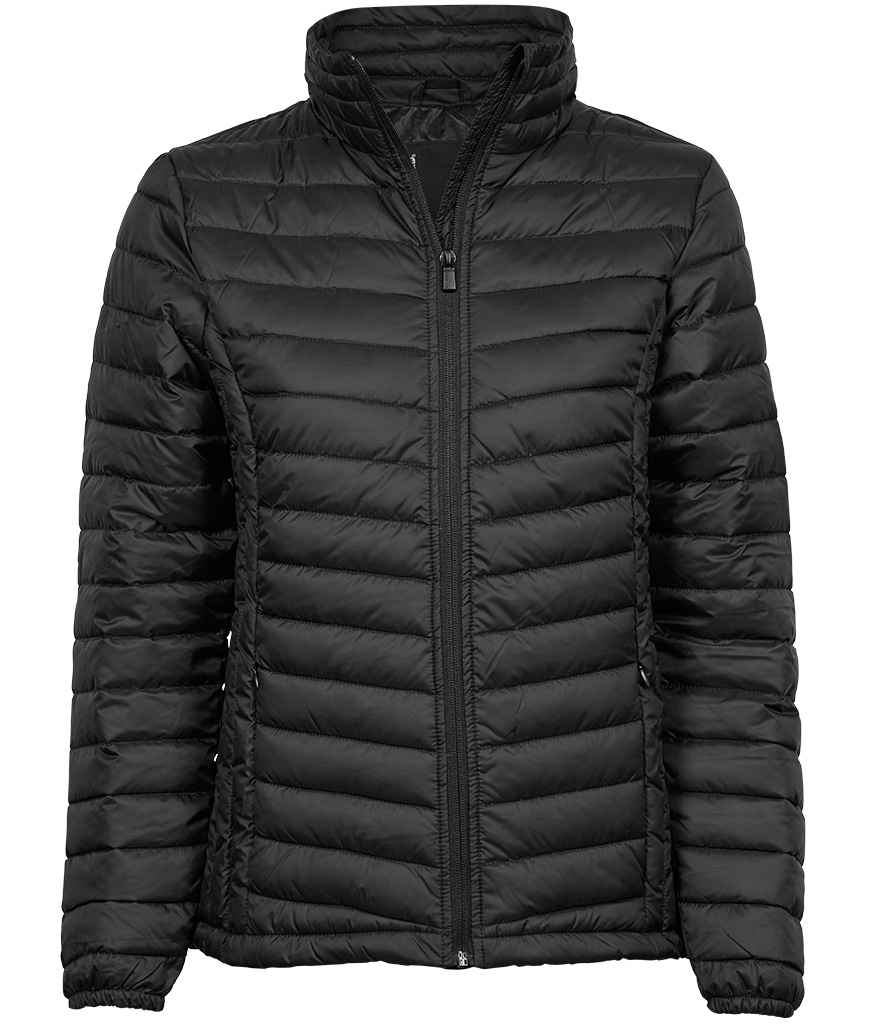 Tee Jays Ladies Zepelin Padded Jacket in Black