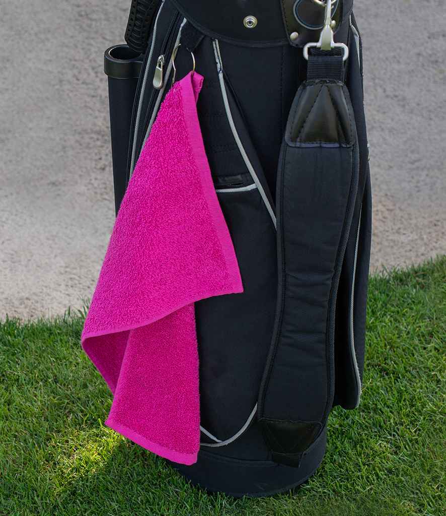 Towel City Luxury Golf Towel - model image