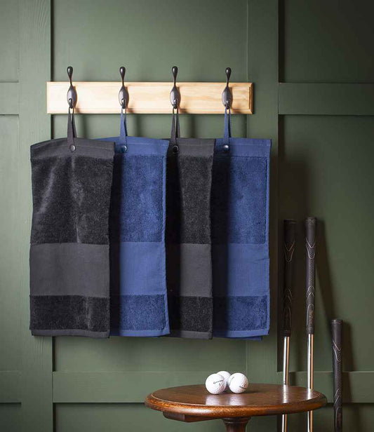 Towel City Deluxe Velour Golf Towel - model image