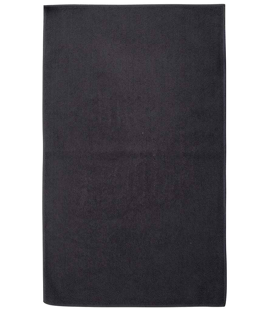 Towel City Microfibre Guest Towel in Steel Grey