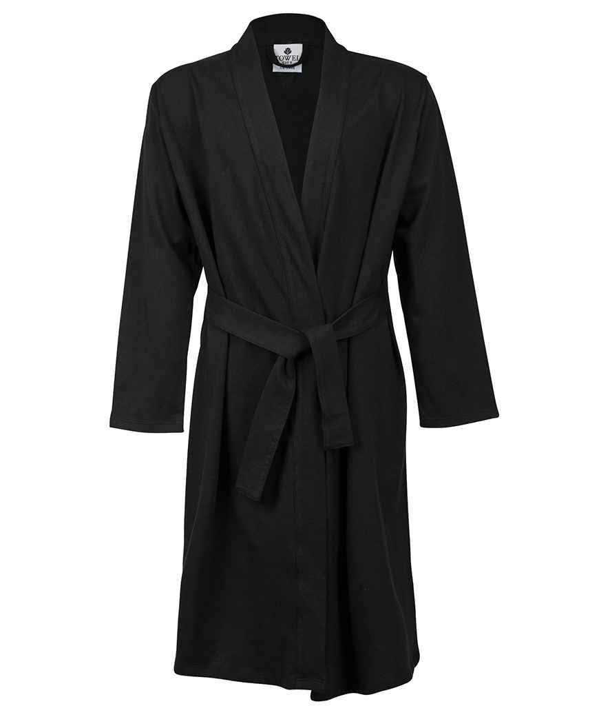 Towel City Kids Robe in Black