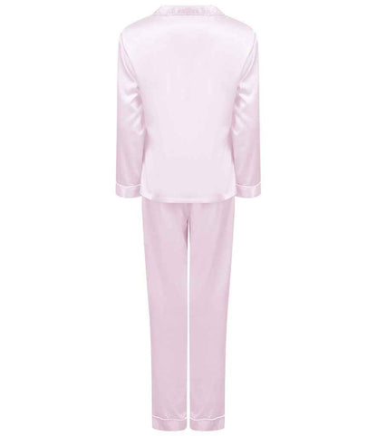 Towel City Ladies Satin Long PJ's