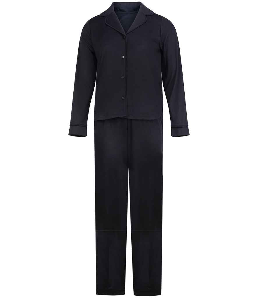 Towel City Supersoft Pyjamas in Black