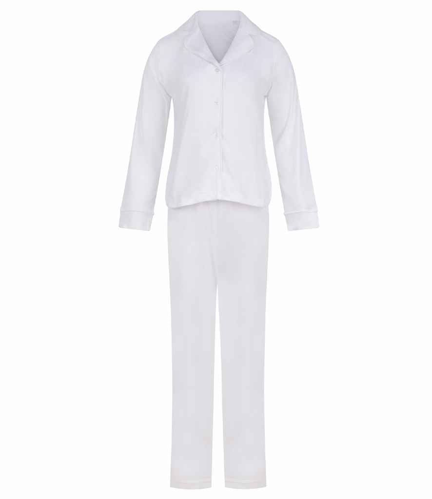 Towel City Supersoft Pyjamas in Ivory