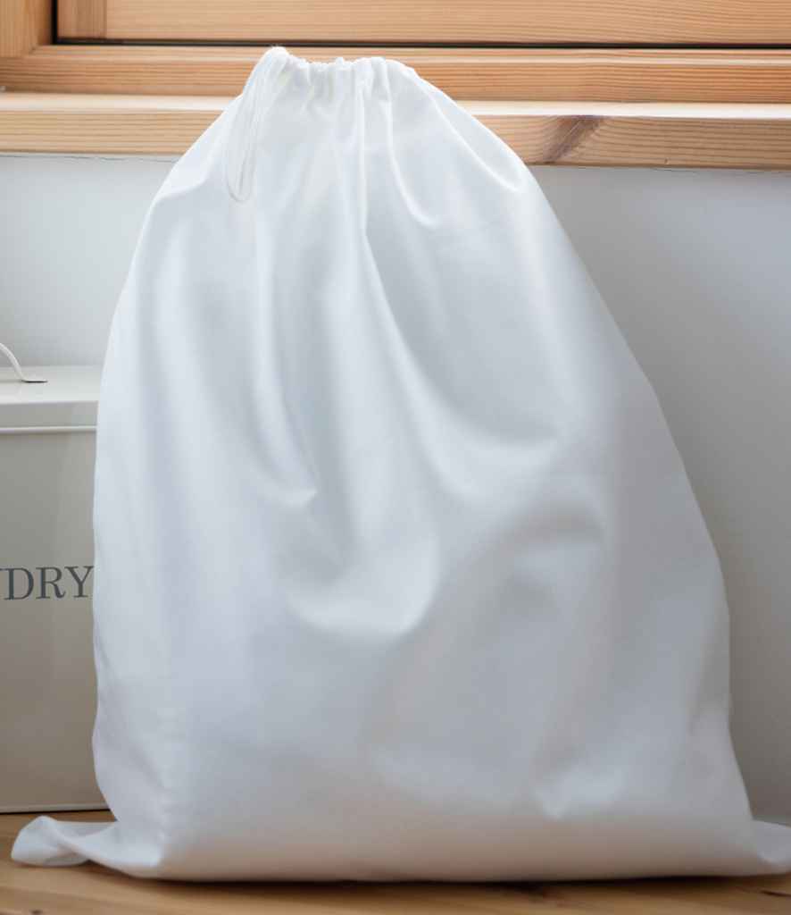 Towel City Laundry Bag in White